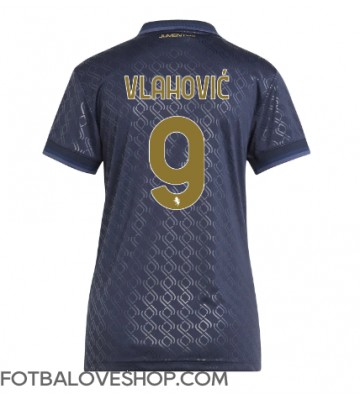 Juventus Dusan Vlahovic #9 Dámské Alternativní Dres 2024-25 Krátký Rukáv
